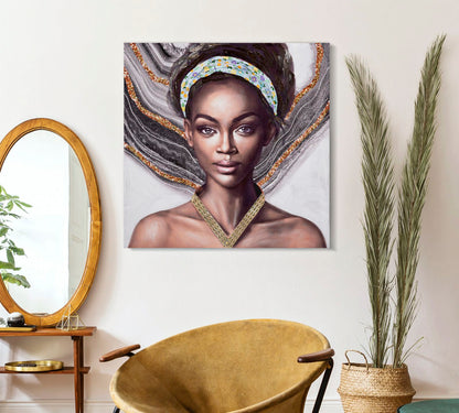 Pintura Sobre Tela Naomi -B- Cm 100x3x100