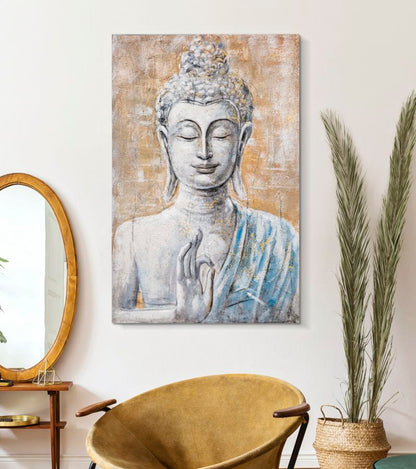 Pintura Sobre Tela Buda Light -B- Cm 80x3x120