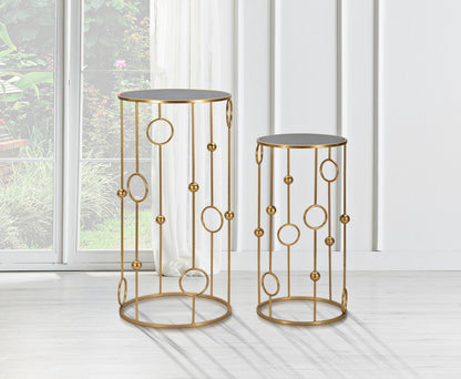 Mesa Auxiliar Cage Par Cm ø 50x100-40x80