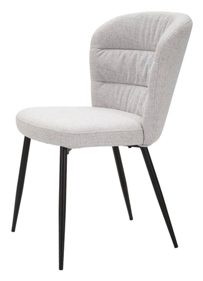 Cadeira Losanna Grigia Conjunto 2 Un. Cm 58x60,5x85
