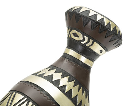 Mulher Masai Tribo Cm 23x19x38,5