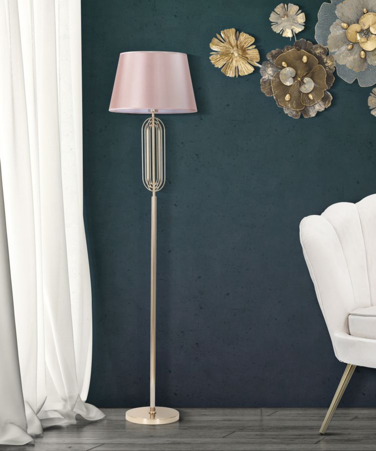 Candeeiro de Pé Ovy Cm ø 40x168,5