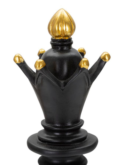 Bispo Preto E Dourado Cm ø 12,5x38,5