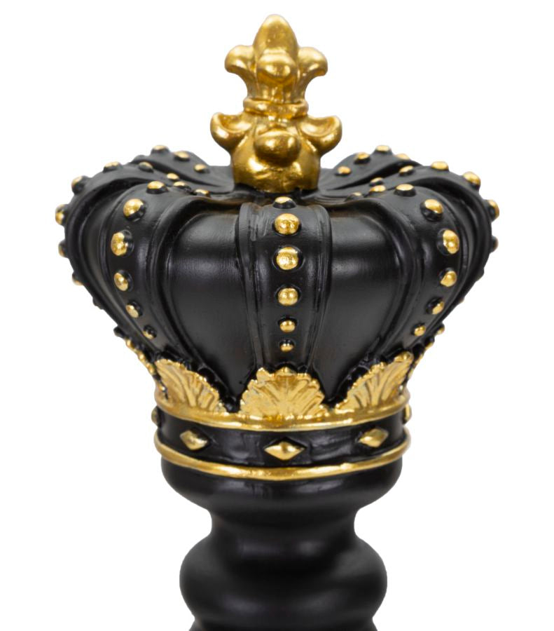 Rei Preto E Dourado Cm ø 13x40,5