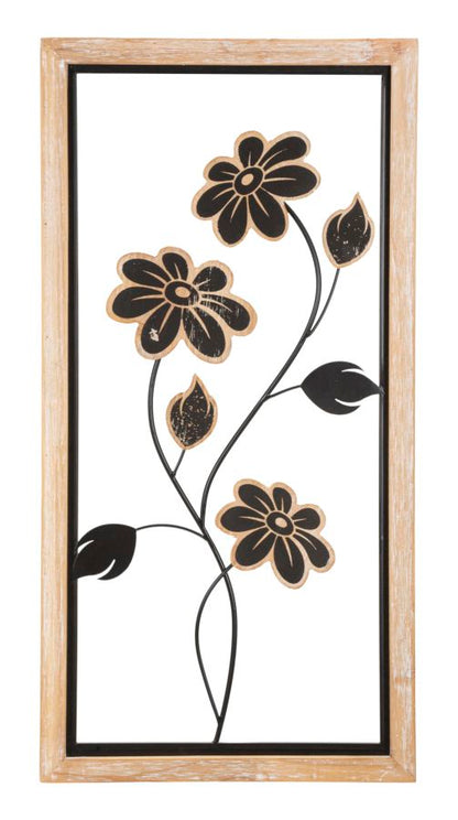 Painel em Ferro E Madeira Girish -A- Cm 30x2,5x60