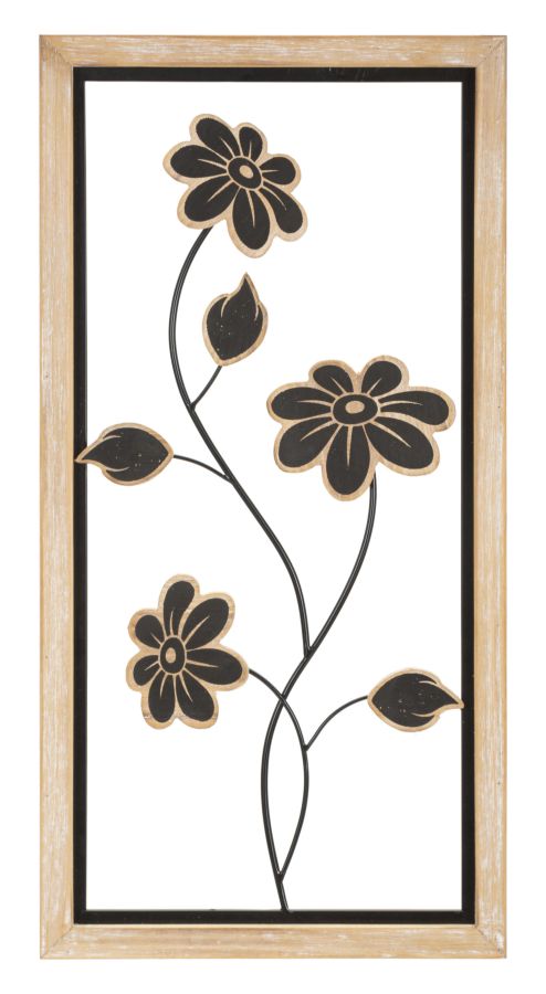 Painel em Ferro E Madeira Girish -B- Cm 30x2,5x60