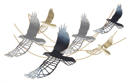 Painel em Ferro Bird Cm 90,8x6,4x50,8