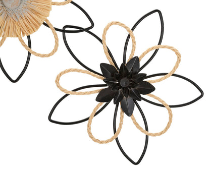 Pannelo em Ferro E Raffia Flow Cm 60x4x35