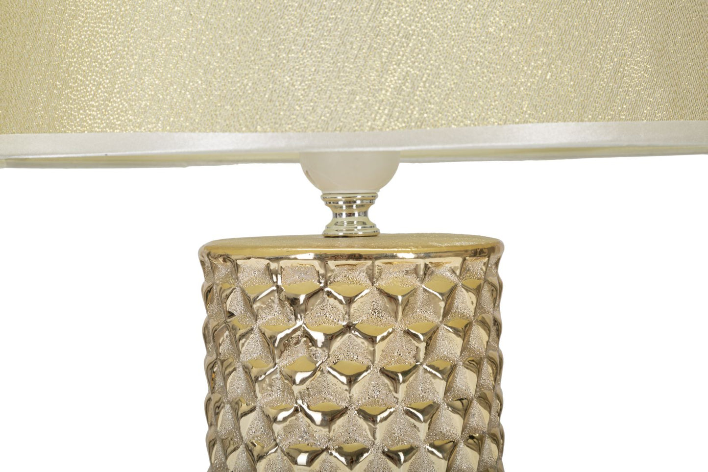 Candeeiro de Mesa Glam Dourado Cm ø 30x47,5