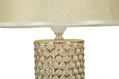 Candeeiro de Mesa Glam Dourado Cm ø 30x47,5