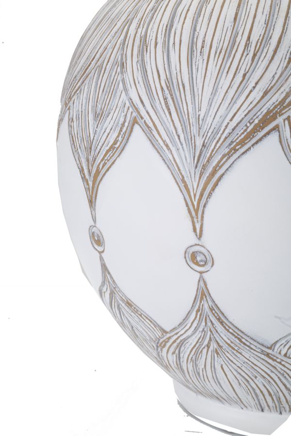 Candeeiro de Mesa Resina Rot. Atene Cm ø 38x59