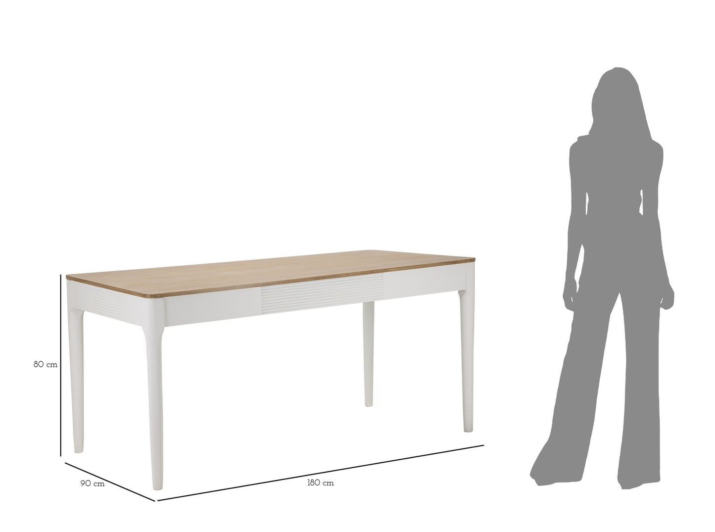 Mesa de almoço Matera Cm 180x90x80