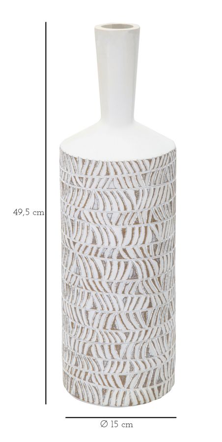 Jarra Resina Nairobi Bottle Cm ø 15x49,5