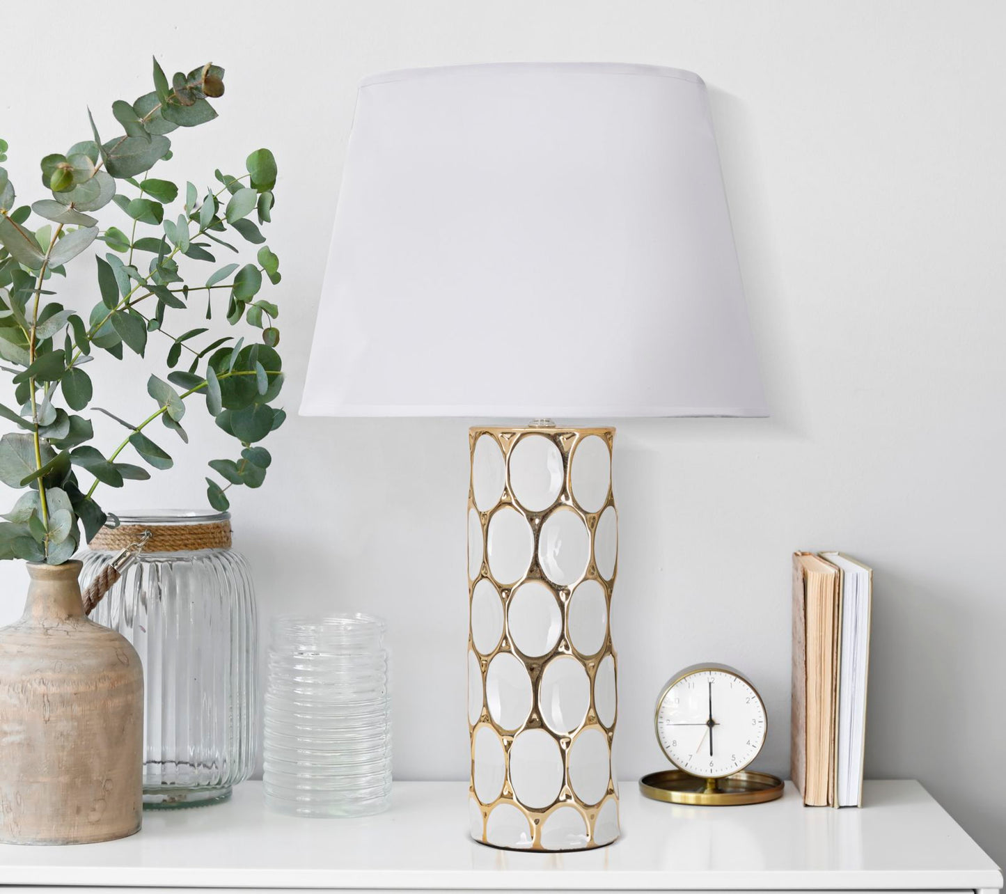 Candeeiro de Mesa Glam Carv Cm ø 34,5x56