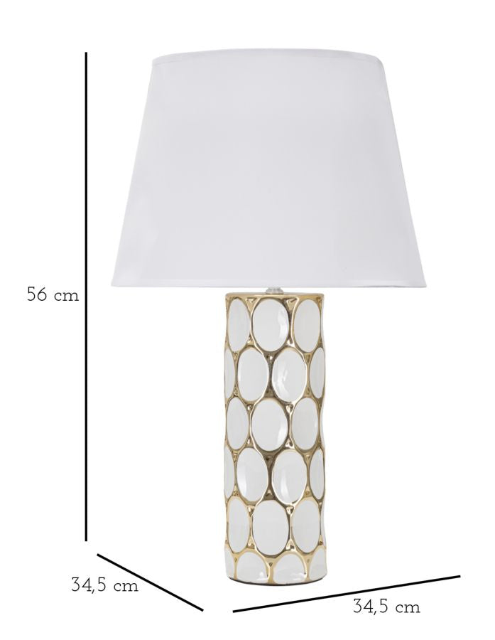 Candeeiro de Mesa Glam Carv Cm ø 34,5x56