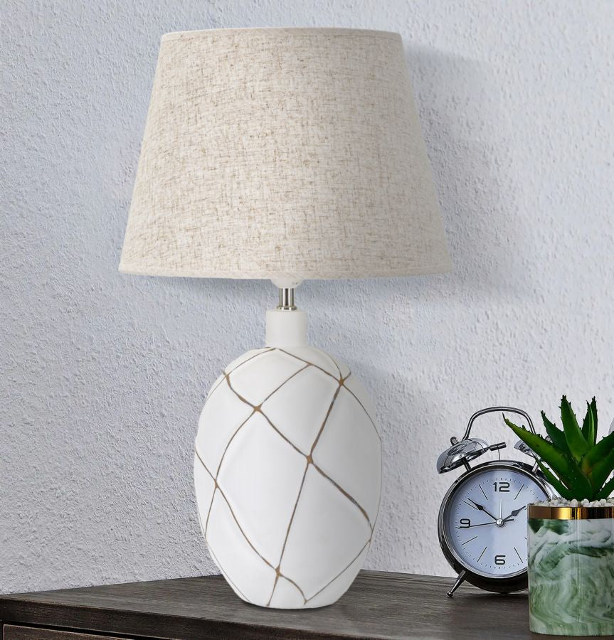 Candeeiro de Mesa Resina Lines Cm ø 35x60