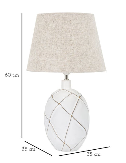 Candeeiro de Mesa Resina Lines Cm ø 35x60