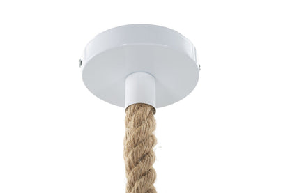 Candeeiro de Teto Monkey Branco Cm ø 27x32x60