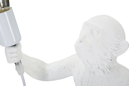 Candeeiro de Mesa Monkey Branco Cm ø 26x34x55