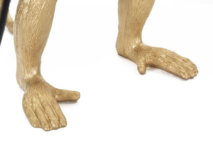 Candeeiro de Mesa Monkey Dourado Cm ø 26x34x55