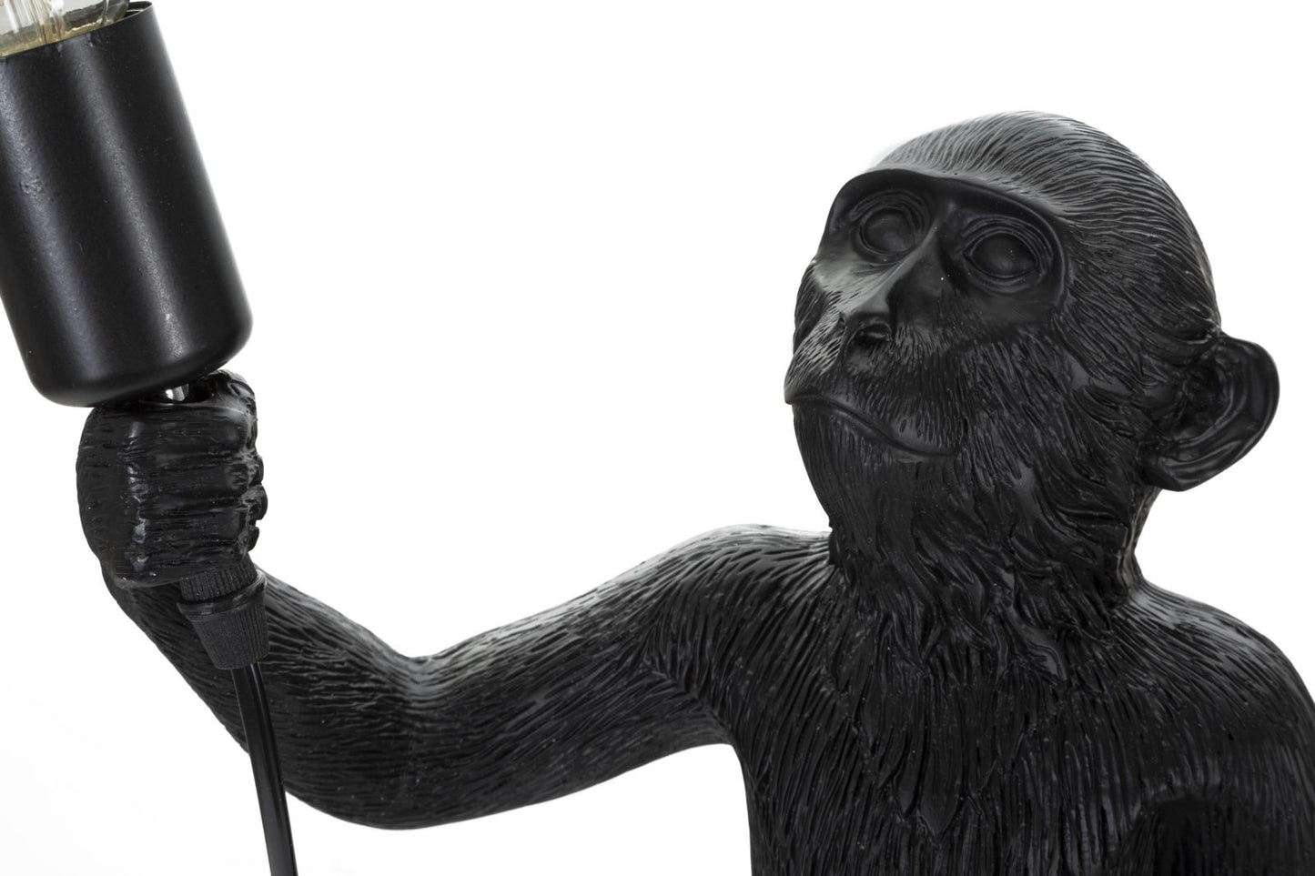 Candeeiro de Mesa Monkey Preto Cm ø 26x34x55