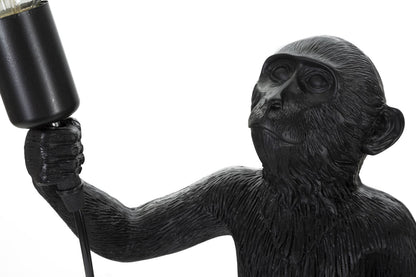 Candeeiro de Mesa Monkey Preto Cm ø 26x34x55