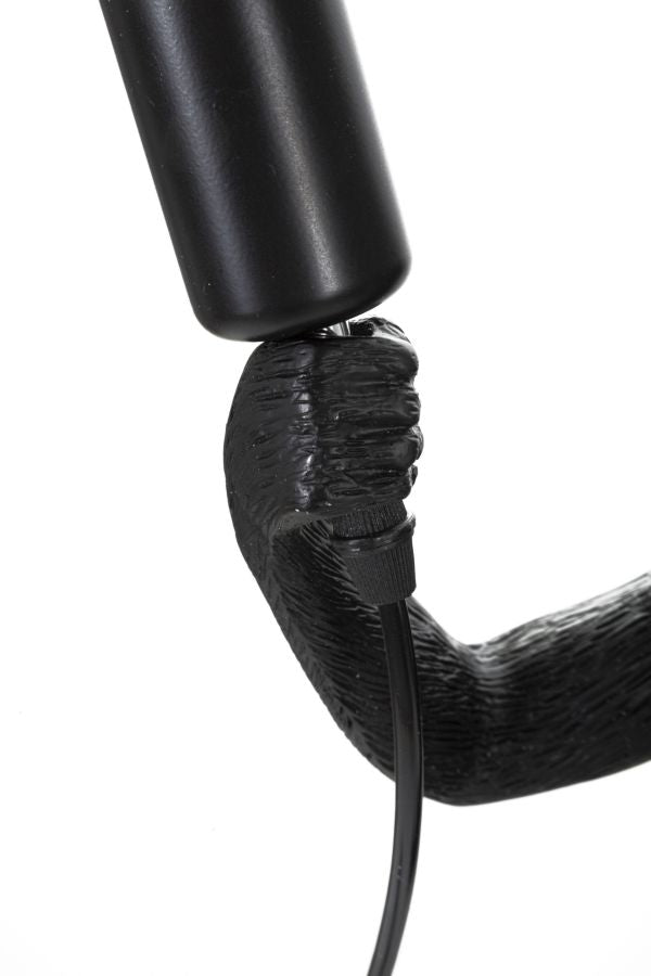 Candeeiro de Mesa Monkey Preto Cm ø 26x34x55