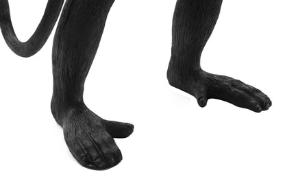 Candeeiro de Mesa Monkey Preto Cm ø 26x34x55