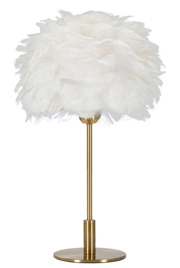 Candeeiro de Mesa Ball Feather Cm ø 30x50