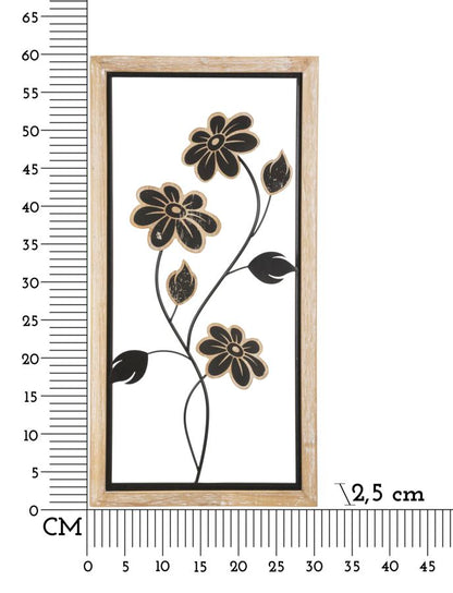 Painel em Ferro E Madeira Girish -A- Cm 30x2,5x60