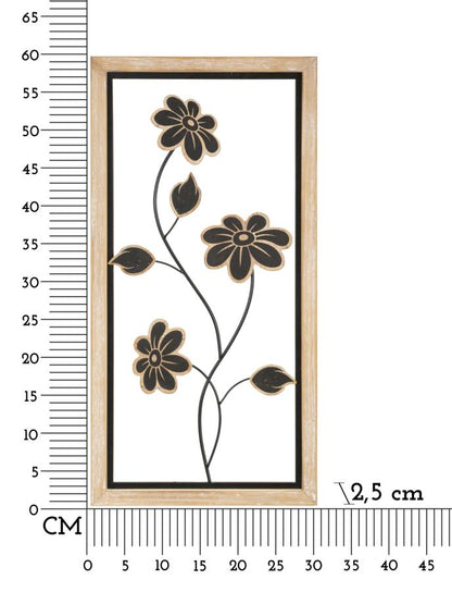 Painel em Ferro E Madeira Girish -B- Cm 30x2,5x60