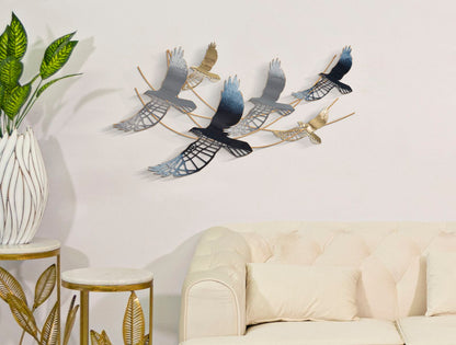 Painel em Ferro Bird Cm 90,8x6,4x50,8