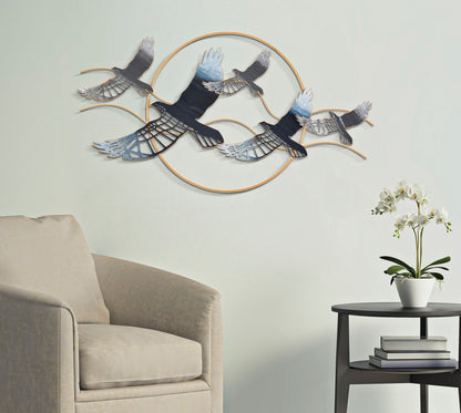 Painel em Ferro Bird Cm 91x7x50