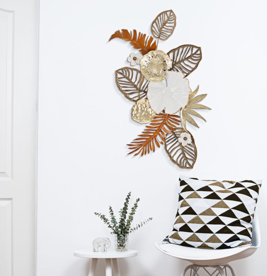 Painel em Ferro Bouquet Cm 50,8x7x87