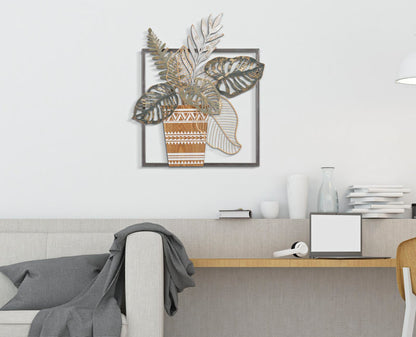 Painel em Ferro Jarra Cm 54x6,4x62,9