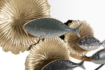 Espelho D Muro Fish Cm 88,9x7,6x65,4
