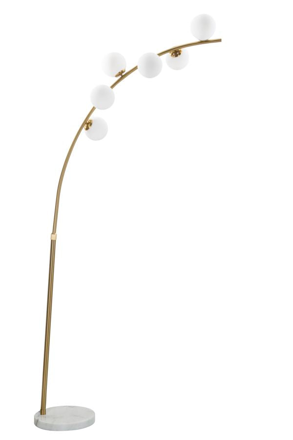 Candeeiro de Pé Glamy Arc 6 Luci Cm 130x45x220-246