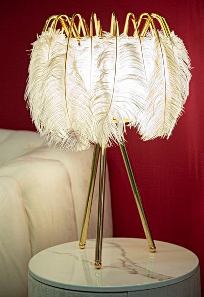 Candeeiro de Mesa Feather Stand Cm ø 40x60