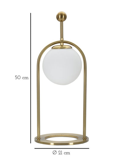 Candeeiro de Mesa Glamy Arc -B- Cm ø 21x50