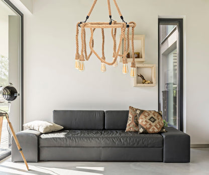 Candeeiro de Teto Rope Circle Cm ø 64x90