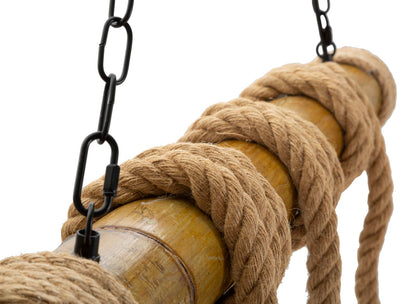 Candeeiro de Teto Bamboo Rope Cm 80x15x120