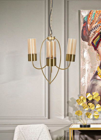Candeeiro de Teto Versailles 3 Luci Cm ø 60x103