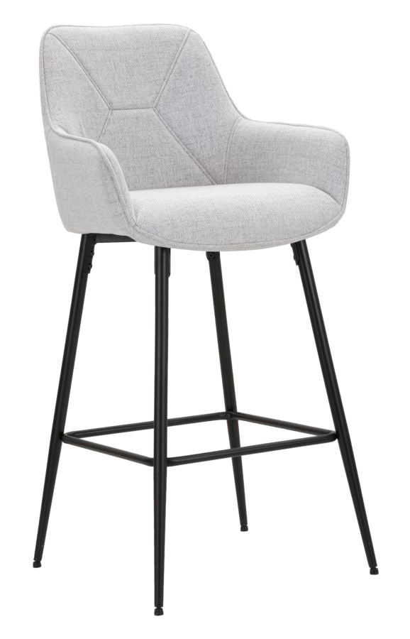 Banco Bar Grey Conjunto 2 Un. Cm 55x55x109
