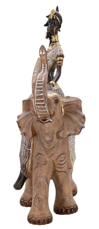 Masai Tribal com Elefante Cm 22,5x12x32,5