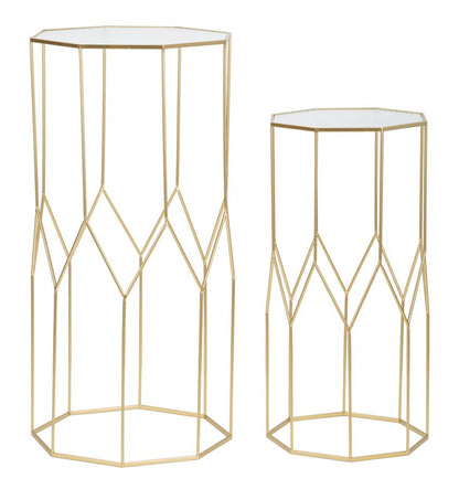 Mesa para telefone New Glass Par Cm 50x46x100-40x37x80