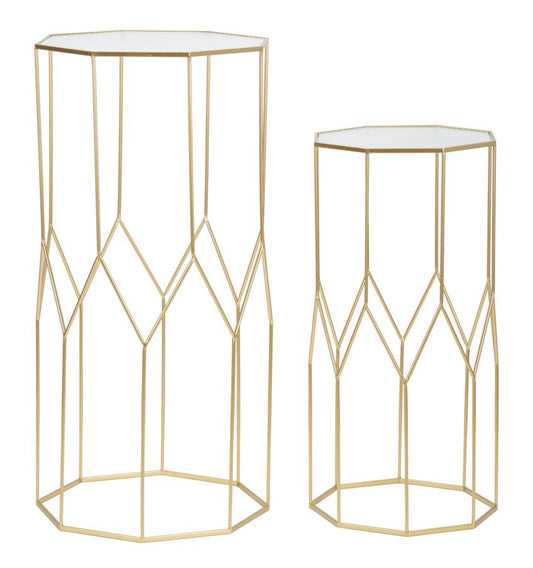 Mesa para telefone New Glass Par Cm 50x46x100-40x37x80
