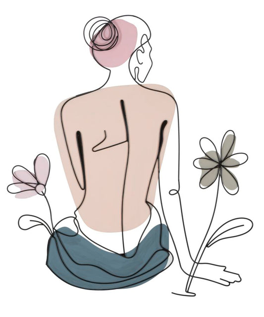 Painel de Parede Lady W Flor Cm 80x1,3x90