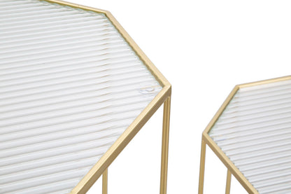 Mesa para telefone New Glass Par Cm 50x46x100-40x37x80