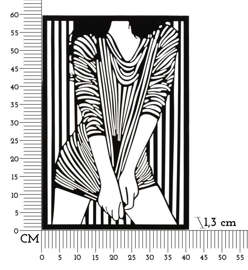 Painel de Parede Fashionable Cm 40x1,3x60