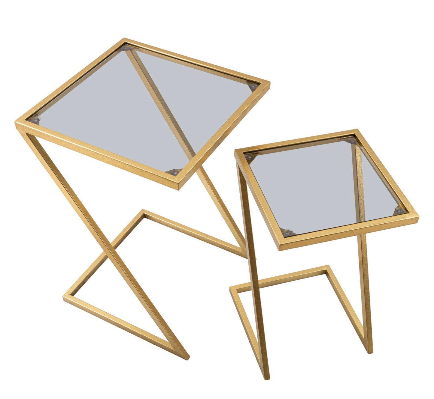 Mesas Auxiliares Z Par Cm 40x40x60-30x30x50
